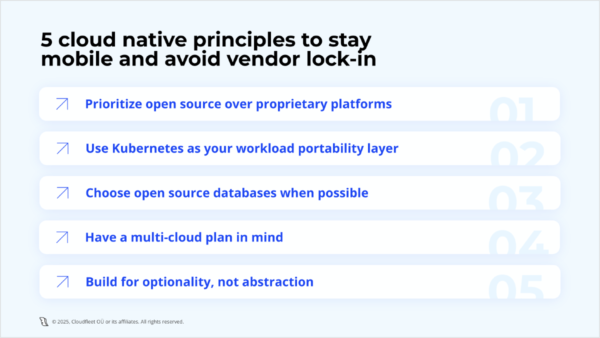 Cloud Freedom Starts with Architecture