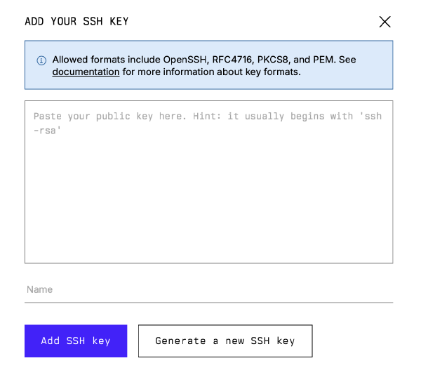 Lambda cloud instance SSH key